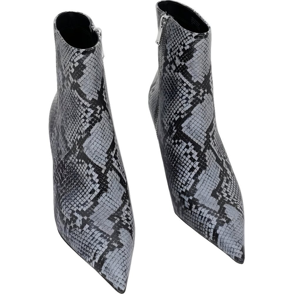 Michael Kors Luna Snake Print Pointed Toe Heeled Booties US 6M
